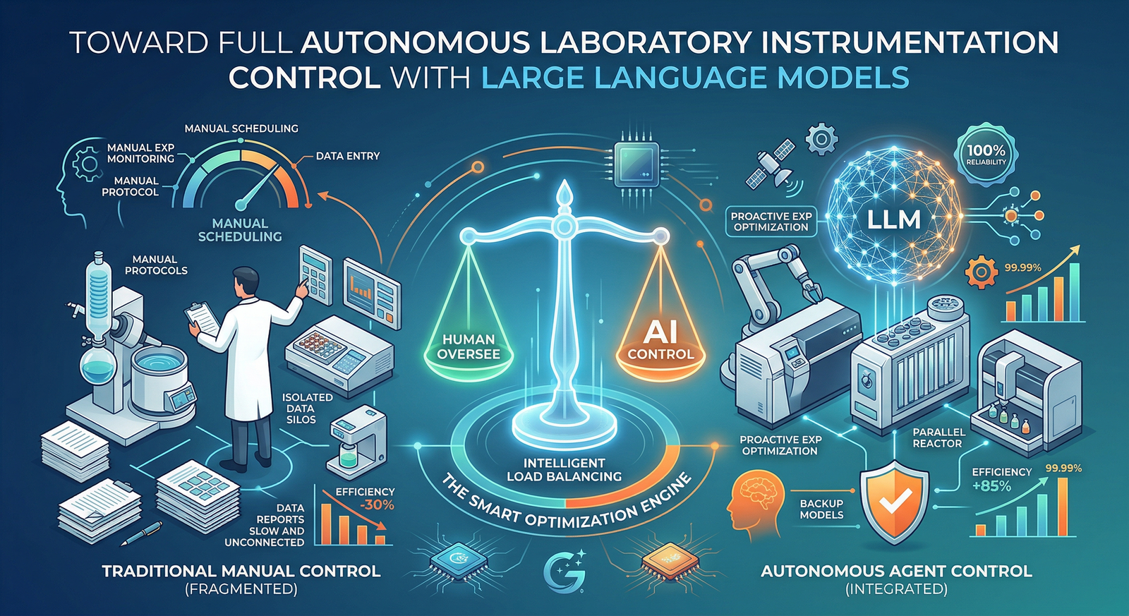 Toward Full Autonomous Laboratory Instrumentation Control with Large ...